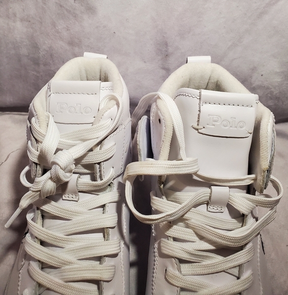 Polo Ralph Lauren Court High-Top Sneaker 12 - Picture 4 of 9